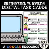 Choosing Operations: Multiplication vs Division Digital Ta