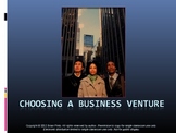Choosing a Business Venture