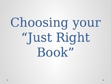 Choosing a Just Right Book