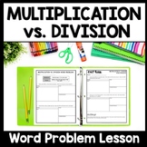 Identifying Operations in Multiplication & Division Word P