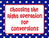 Choosing the Right Operation for Converting Measurements- 