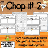 Two Step Word Problems - MORE Support for Strugglers & Beginners
