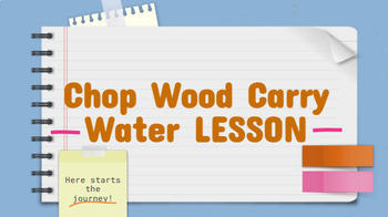 Preview of Chop Wood Carry Water Daily Slides