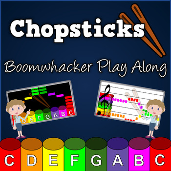Preview of Chopsticks - Boomwhacker Play Along Video and Sheet Music