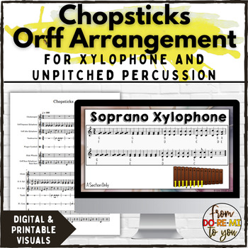 Preview of Chopsticks Orff Arrangement
