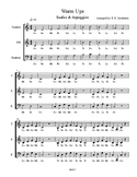 Choral Scale and Arpeggio Warmup FREE