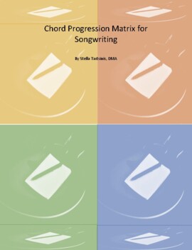 Preview of Chord Progression Matrix for Songwriting - Guide and Worksheets