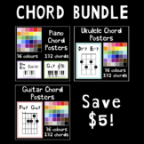 Chords Bundle! Piano, Ukulele and Guitar!