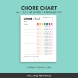 Chore Chart Printable - Daily Behavior Chart & Reward Char