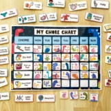 Chore Chart for Kids Printable PDF, Weekly Chore Chart wit