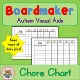 Chore Charts - Boardmaker Visual Aids for Autism SPED