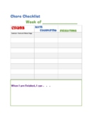 Chore and Task List Template