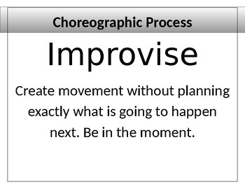 Preview of Choreographic Process and Tools