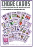 Chores cards for household work - for kids/ group homes/ new mums