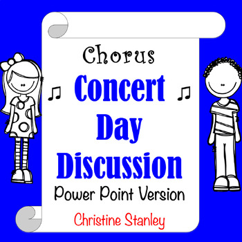 Preview of Chorus Concert Day Checklist ♫ Power Point Version