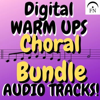 Preview of Chorus Music BUNDLE | Vocal Warm Ups Made EASY