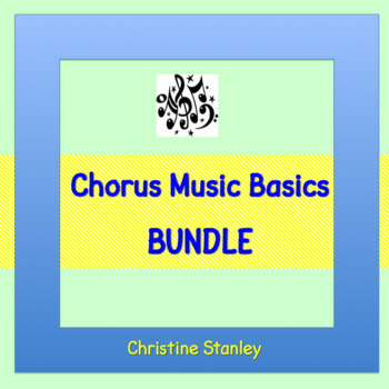 Preview of Chorus Music Basics BUNDLE ♫
