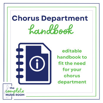 Preview of Chorus Department Handbook