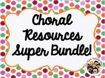 Preview of Unlock Success with our Choir Resources Super Bundle!