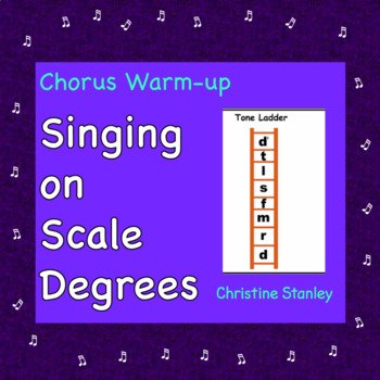 Preview of Chorus Warm-up Singing on Scale Degrees