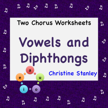 Preview of Vowels and Diphthongs Chorus Worksheet