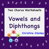 Vowels and Diphthongs Chorus Worksheet