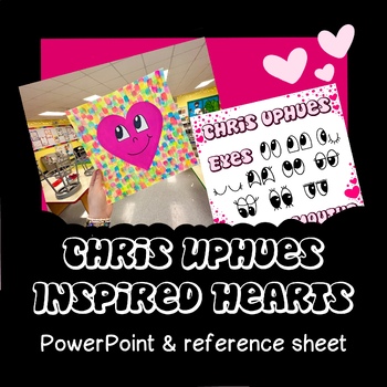 Preview of Chris Uphues Heart Art Lesson with Slides & Reference Sheet
