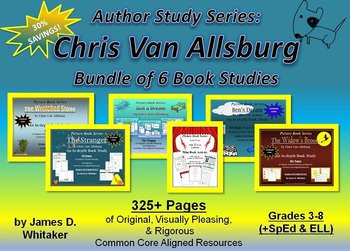 Preview of Chris Van Allsburg Author Study Bundle