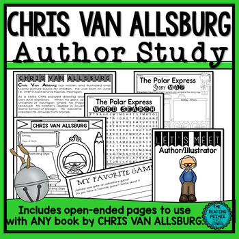 Preview of Chris Van Allsburg  Author Study Packet