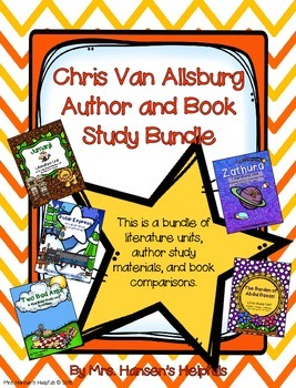 Chris Van Allsburg Author and Book Study Bundle