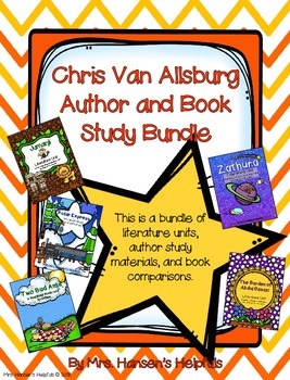 Preview of Chris Van Allsburg Author and Book Study Bundle