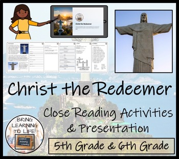 Preview of Christ the Redeemer Close Reading Comprehension Activity | 5th Grade & 6th Grade