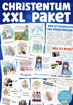 Preview of Christentum Deutsch Religion XXL Bundle (German Christianity package)