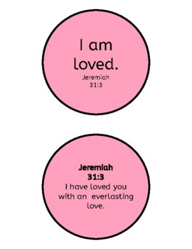 Christian Affirmation Station Print Outs (With Bible Verses) Free