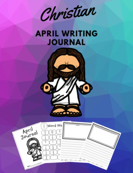 Preview of Christian April Writing Journal