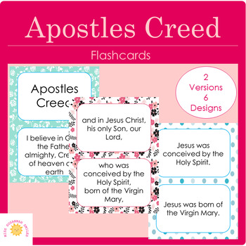 Preview of Christian Beliefs: Apostles' Creed Flashcards