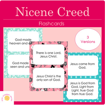 Preview of Christian Beliefs- Nicene Creed Flashcards
