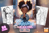 Christian Black Kids - Coloring Book