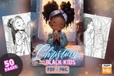 Christian Black Kids - Coloring Book