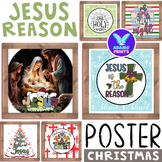 Christian CHRISTMAS Jesus Posters Religious Classroom Deco