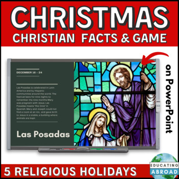 Preview of Christian Christmas Activities | Religious Scavenger Hunt