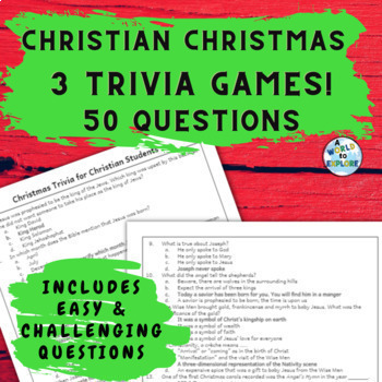 Preview of Christian Christmas Activity for Team Building and Classroom Community