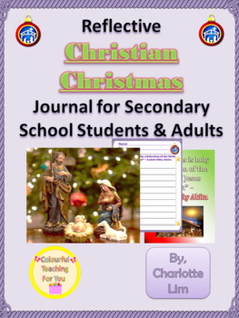 Preview of Christian Christmas Bulletin Board Writing Activities Reflection Journal
