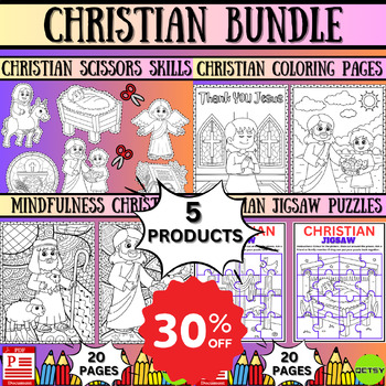 Christmas Crafts Bundle, Christian Christmas Bible Crafts, Sunday School  Crafts