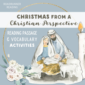 Preview of Christian Christmas Reading and Vocabulary Activities Middle & High School