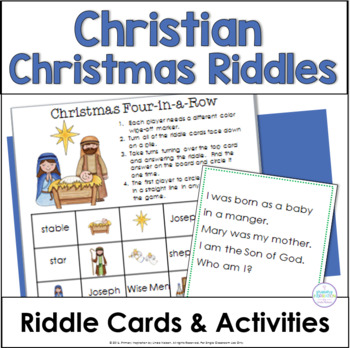 Christian Christmas Riddles by Primary Inspiration by Linda Nelson