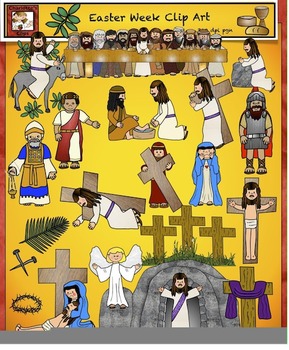Preview of Easter, Religious Clip Art from Charlotte's Clips Catholic - Christian Series