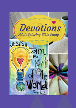 Preview of Christian Coloring Bible Study: Devotions