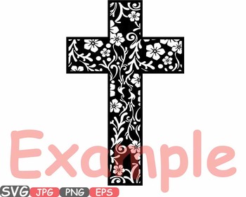 Download Christian Cross Jesus Clipart Crosses Religious Flower Hope Faith Rejoice 485s