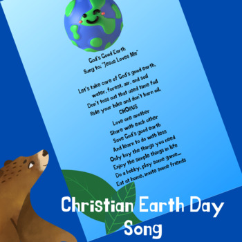 Preview of Christian Earth Day Song